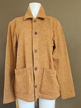 Bonobos Tan Lightweight Button-Up Shirt Jacket